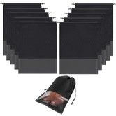 Portable travel shoe bag,Space-saving dust-proof storage bag (10 pack,13 x 17.32 inch)