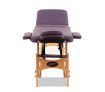 Foldable 3-Section Massage Table with Carry Bag-Violet