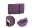 Foldable 3-Section Massage Table with Carry Bag-Violet