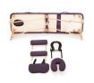 Foldable 3-Section Massage Table with Carry Bag-Violet