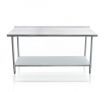 Kitchen Prep Table Cater Work Bench Table Stainless Steel W/Adjustable Feet 1829mmx760mm