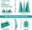 Bird Spikes,10 Pack Plastic Squirrel Raccoon Pigeon Cat Animal Deterrent Spikes, Green