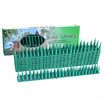 Bird Spikes,10 Pack Plastic Squirrel Raccoon Pigeon Cat Animal Deterrent Spikes, Green