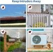 12PCS Defender Spikes, Cat and Bird Deterrent, Outdoor Pest Defender to Keep Off Pigeon, Squirrel