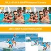 Underwater Cameras,4K Waterproof Digital Camera 48 MP AutoFocus Function Selfie Dual Screens with 16X Digital Zoom Compact Portable 11FT Underwater Camera (Blue)