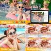 Underwater Cameras,4K Waterproof Digital Camera 48 MP AutoFocus Function Selfie Dual Screens with 16X Digital Zoom Compact Portable 11FT Underwater Camera (Blue)