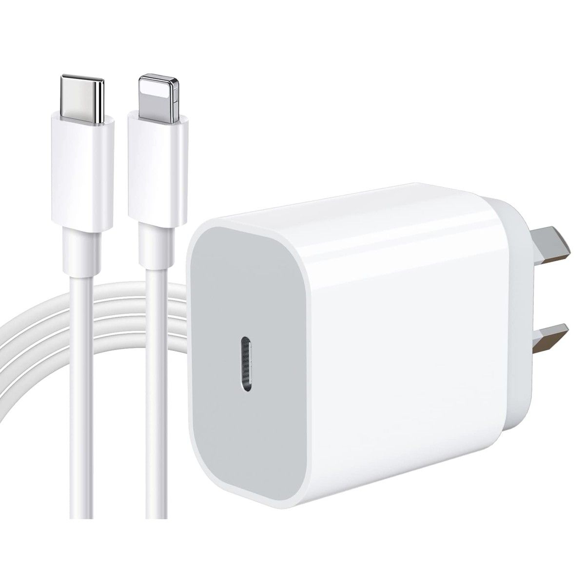 iPhone Fast Charger,20W USB C Power Delivery Wall Charger Plug with 6ft Type C to Lightning Cable Quick Charging Data Sync Cord for iPhone iPad