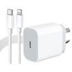 iPhone Fast Charger,20W USB C Power Delivery Wall Charger Plug with 6ft Type C to Lightning Cable Quick Charging Data Sync Cord for iPhone iPad