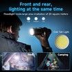 Super Bright Led Tactical Flashlights with COB Work Light, High Powered Flashlight, Powerful Handheld Flashlights for Emergencies Camping Hiking