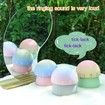 Mechanical Cute Mushroom Kitchen Timer Wind Up 60 Minutes Manual Countdown Timer for Classroom Home Study Cooking-Grey