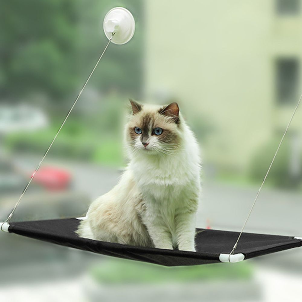 Cat Window Perch Large, Cat Window Hammock Cat Bed Window for Large Cats Sunbathing and Napping