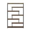LUXSUITE 7-tier Bookshelf Bookcase Storage Display Rack Freestanding Organizer for Living Room Bedroom Home Office Furniture