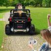 Ride On Off Road Toy for Kids Children Electric with Parental Remote Control MP3 Flashing Lights Dual Openable Door 2.4G