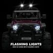 Off Road Ride On Toy Kids Childrens Electric Jeep with Parental Remote Control MP3 Flashing Lights 2.4G Dual Openable Door