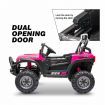 Off Road Ride On Toy Kids Childrens Electric Jeep with Parental Remote Control MP3 Flashing Lights 2.4G Dual Openable Door