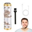 Electric Shavers for Men  Professional Gold Dragon Razor  Mini Razor Beard Trimmer Electric Shavers with Charging Cable For Father