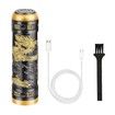 Electric Shavers for Men  Professional Gold Dragon Razor  Mini Razor Beard Trimmer Electric Shavers with Charging Cable For Father