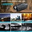 1080P Monocular Infrared Night Vision Day Night Use Device 5x Digital HD Zoom 300m Full Dark View Distance Hunting Telescope