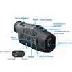 1080P Monocular Infrared Night Vision Day Night Use Device 5x Digital HD Zoom 300m Full Dark View Distance Hunting Telescope