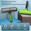 Pet Hair Remover, Bidirectional Roller Electrostatic Adsorption Pet Hair Removal Tool