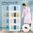 72L Storage Container Box Plastic Large Toy Tool Organiser Stackable Collapsible Clothes Wardrobe Pantry Bin