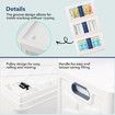 72L Storage Container Box Plastic Large Toy Tool Organiser Stackable Collapsible Clothes Wardrobe Pantry Bin