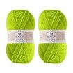 Crochet Yarn,Feels Soft 560 Yards Assorted Colors 4ply Acrylic Yarn,Yarn for Crochet & Hand Knitting (4 Pcs,200g,Bud Green)