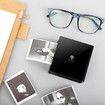 Mini Pocket Printer,Portable Bluetooth Thermal Printer Pocket Printer Compatible with iOS + Android for Organizing Office Documents,Work List Printing,Black and White Picture (Black)
