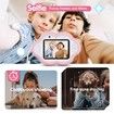 Kids Digital Selfie Camera 40 MP 2.4'Screen HD Digital Video Rainbow Camera with 32GB SD Card 8X Zoom for Toddler