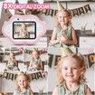 Kids Digital Selfie Camera 40 MP 2.4'Screen HD Digital Video Rainbow Camera with 32GB SD Card 8X Zoom for Toddler