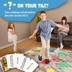 Interactive Card Game The Floor Is Lava Kids Education Parents Physical Leaping Gaming Activity Indoor Outdoor Safe Family Fun