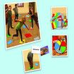 Interactive Card Game The Floor Is Lava Kids Education Parents Physical Leaping Gaming Activity Indoor Outdoor Safe Family Fun