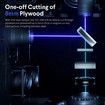 Laser Engraver Wood Cutter Engraving Etching Cutting Machine Auto Focus Eye Protection For Windows APP Remote Control