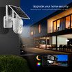 4G LTE Security Camera Home House CCTV Spy Wireless Solar WiFi Surveillance System Outdoor PTZ SIM Card Batteries