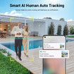 4G LTE Security Camera Home CCTV House Spy Solar Wireless Outdoor Surveillance System Dual Lens 4K PTZ Batteries