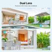 4G LTE Security Camera Home CCTV House Spy Solar Wireless Outdoor Surveillance System Dual Lens 4K PTZ Batteries