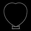 Wedding Arch Backdrop Stand Balloon Display Flower Holder Heart Shape Birthday Party Anniversary Decoration Metal Frame 2M