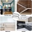 Shower Grab Bar,Stainless Steel Bathroom Grab Bar,Shower Handle,Bath Handle,Grab Bars Senior for Bathroom (12 Inch/2 Pack)