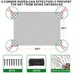 Bird Net 25'x50' Bird Netting for Chicken Coop Roof, Nylon 3/4" Mesh Netting Poultry Netting For Fruits Trees Plant, Aviary Netting Deer Fence