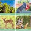 Bird Net 25'x50' Bird Netting for Chicken Coop Roof, Nylon 3/4" Mesh Netting Poultry Netting For Fruits Trees Plant, Aviary Netting Deer Fence