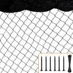 Bird Net 25'x50' Bird Netting for Chicken Coop Roof, Nylon 3/4" Mesh Netting Poultry Netting For Fruits Trees Plant, Aviary Netting Deer Fence