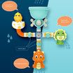 Bath Toys For Kids,Bathroom Dinosaur Pipe Water Wheel Turning Fun Baby Playing In Water DIY Bath Toys