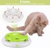 Interactive Cat Toy Indoor 8 Holes Automatic Random Stretch Out Feather Smart Kitten Toys