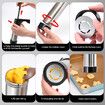 Cookie Press Gun Kit, Biscuit Maker Set with 7 Decorating Tips and 12 Cookie Press Discs
