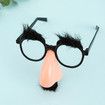 Funny Nose Disguise Glasses with Mustache, Birthday Party Favors, Halloween Costume Accessories