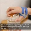 Thumb Support Brace - CMC Joint Stabilizer Orthosis, Splint for Women Men, Comfortable, Adjustable(The Palm Circumference 19-23 CM) Right Hand Only