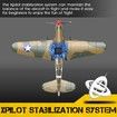 RC Plane 4-CH RC Airplane P40 Warhawk RTF Remote Control Plane for Beginners&Expert with Xpilot Stabilizer System, One-Key Aerobatic Feature