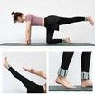 Adjustable Women Men Button Wrist Bangles for Workout Resistance Weights for Exercises, Walking, Dance, Jogging, Yoga, 1 LB Each, 2 Per Set Grey