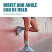 Adjustable Women Men Button Wrist Bangles for Workout Resistance Weights for Exercises, Walking, Dance, Jogging, Yoga, 1 LB Each, 2 Per Set Grey