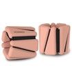 Adjustable Women Men Button Wrist Bangles for Workout Resistance Weights for Exercises, Walking, Dance, Jogging, Yoga, 1 LB Each, 2 Per Set pink
